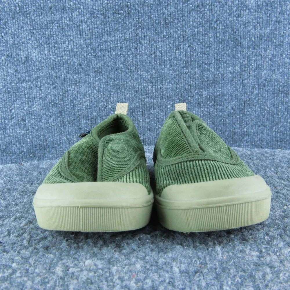 OshKosh B'gosh Boys Sneaker Size T 7 Medium Shoes‎ Green Fabric Slip On